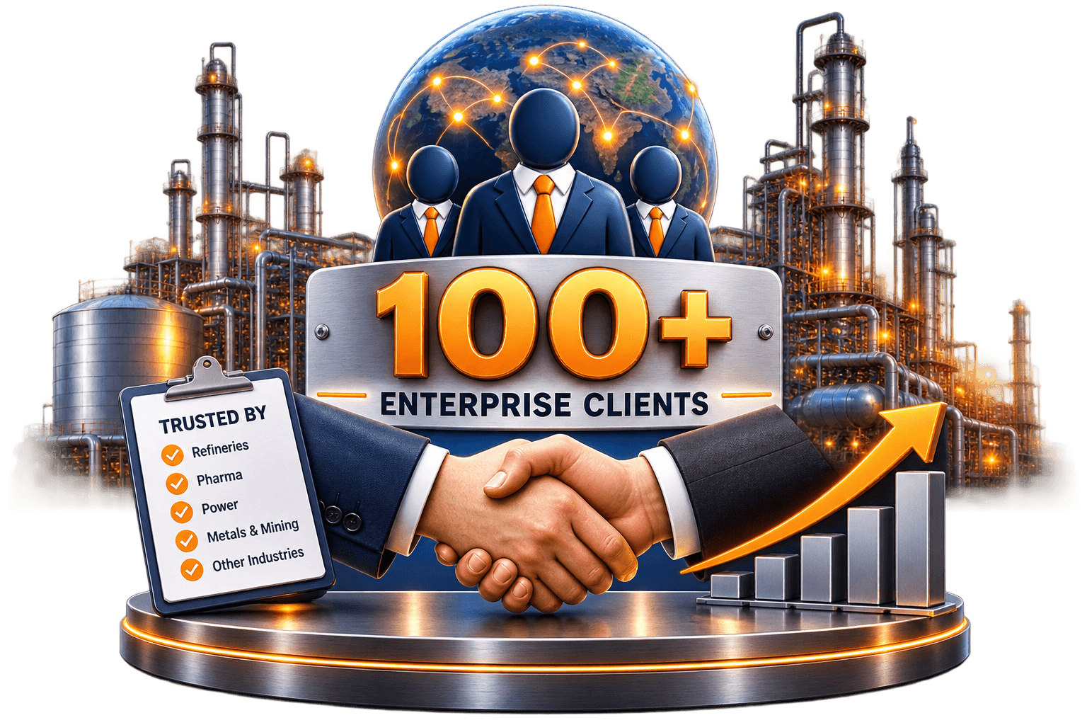 100+ enterprise clients