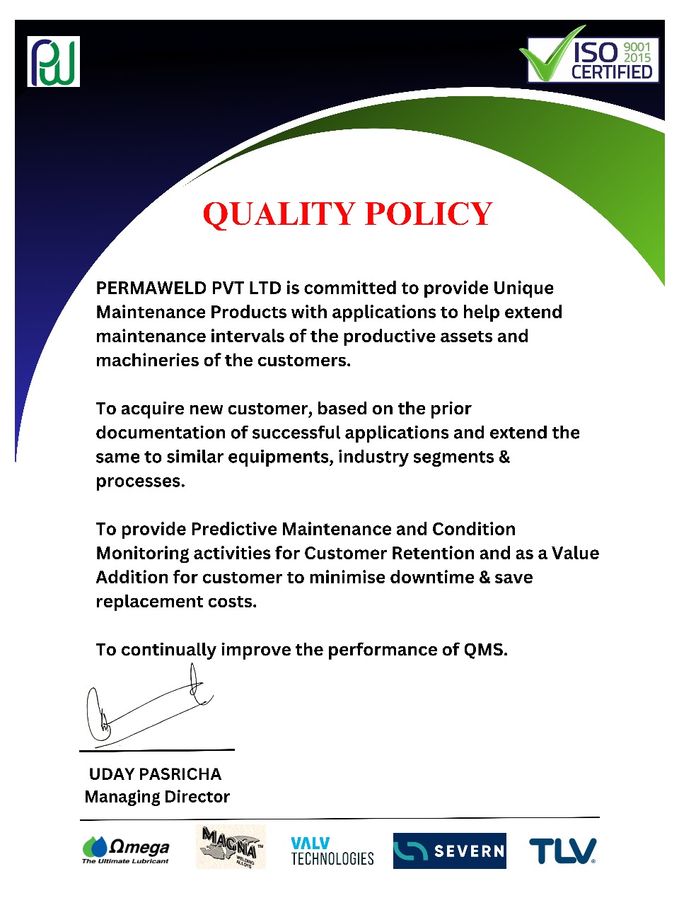 permaweld-quality-policy